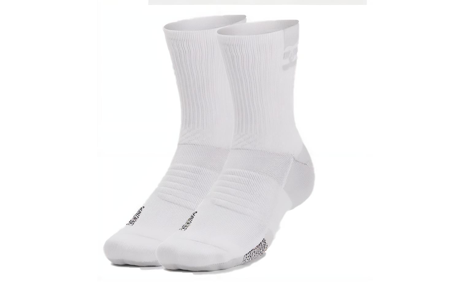 Under Armour Playmaker Crew Socks Unisex White