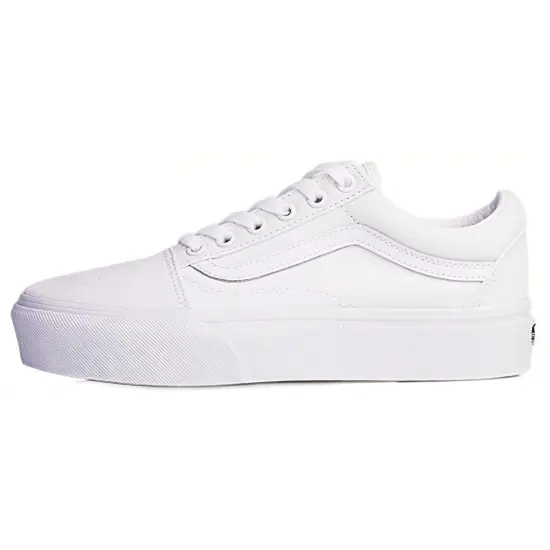 Vans Old Skool Platform True White Women's