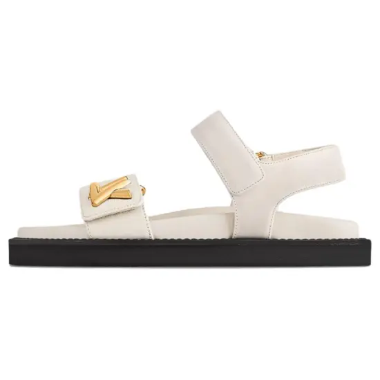 LOUIS VUITTON LV Sunset Strap Sandals Women's Beige