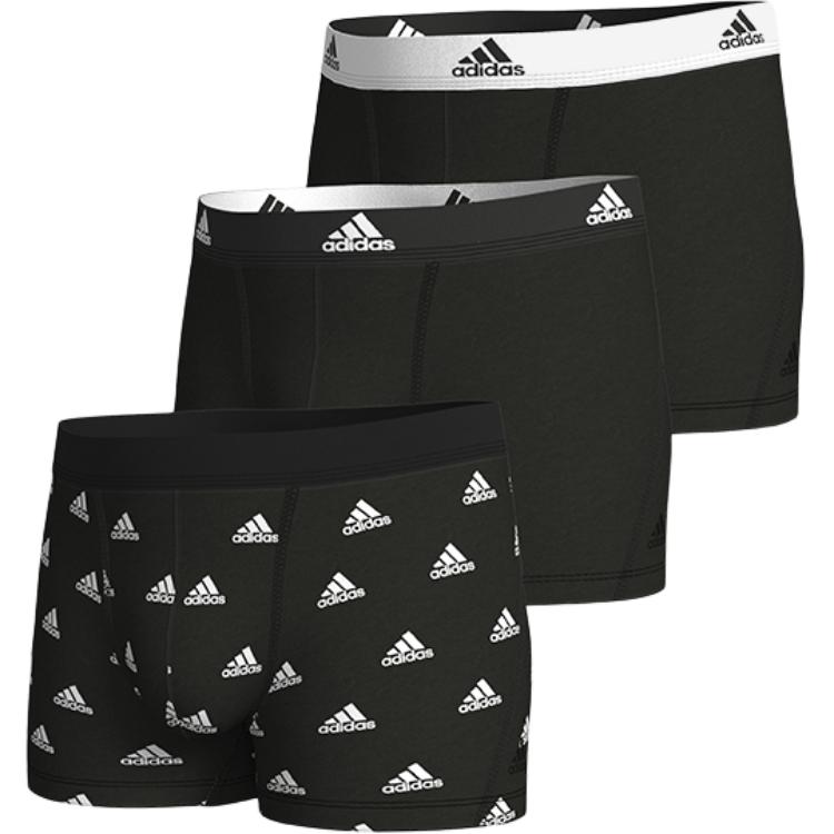 Мужские трусы-боксеры adidas (черные)