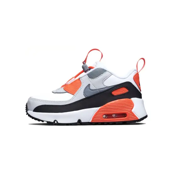 Nike Air Max 90 Toddler Shoes TD Mid-top Black/gray/orange/white