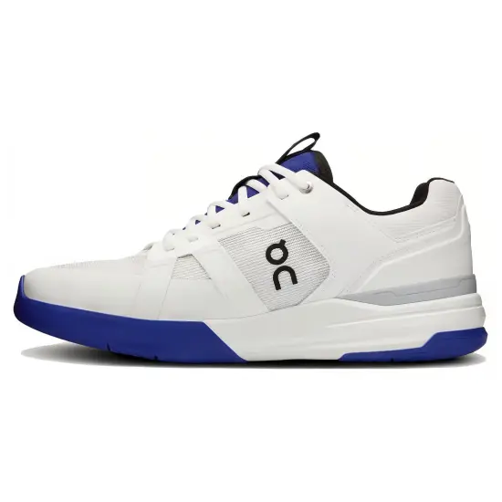 FEIDELEI x On THE ROGER Clubhouse Pro Cushioning Wear Resistant Low Top Tennis Shoes Men's White Blue