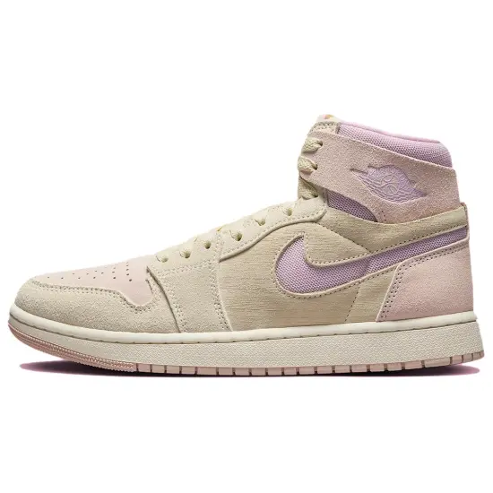 JORDAN 1 High Zoom Air Cmft 2 Muslin Plum Chalk Women's