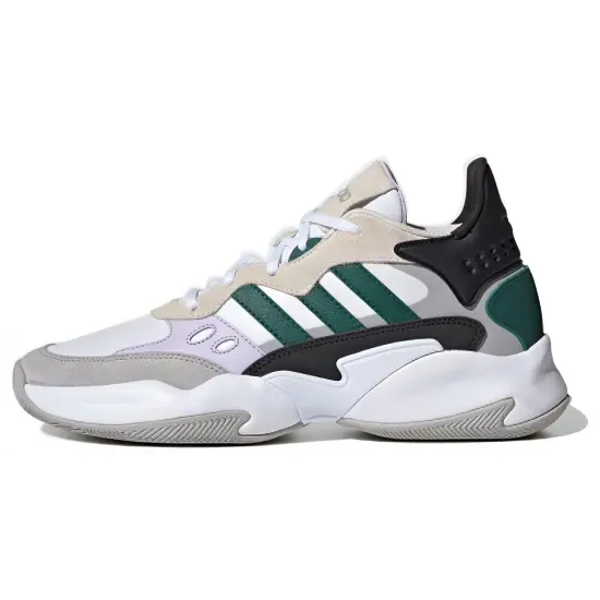 Adidas Neo STREETSPIRIT 2.0 Basketball Shoes Men Low-Top Gray Green