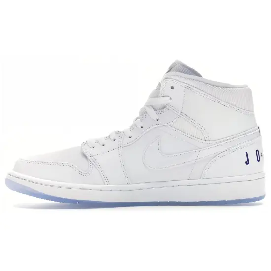 Jordan 1 Mid Pure White