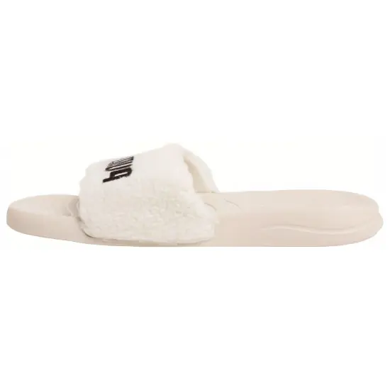 PUMA Popcat 20 White Velvet Slippers