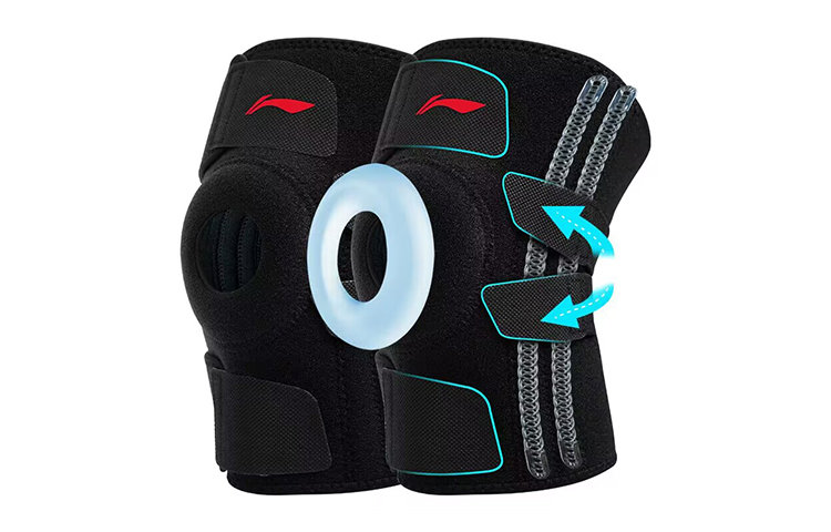 Li Ning, football basketball climbing durable comfortable knee pads for cycling for gym for men and women, for running