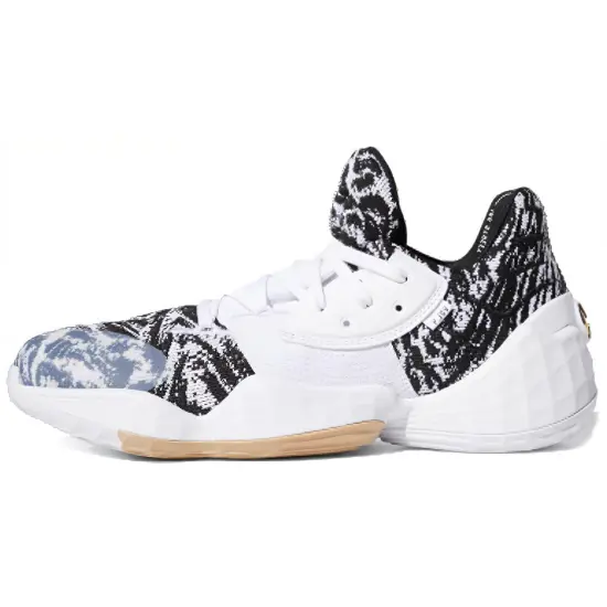 Adidas Harden Vol. 4 Basketball Shoes Men High-top White/Black