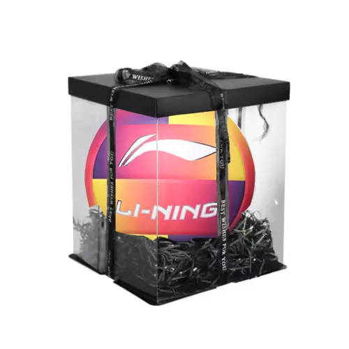 LiNing Li Ning PU No. 5 volleyball, lightweight, soft leather, same style for men and women, purple and yellow gradient