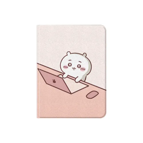 US 10 cents MSMF chiikawa Jiyi silicone anti-fall with pen slot suitable for ipadpro2021/22 model 11/12.9 inch air5/10.9 inch/ipad6/5/9.7/10.2 inch tablet protective case