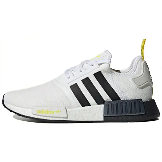 Adidas Originals Nmd R1 Stlt Primeknit White Black Bright Yellow