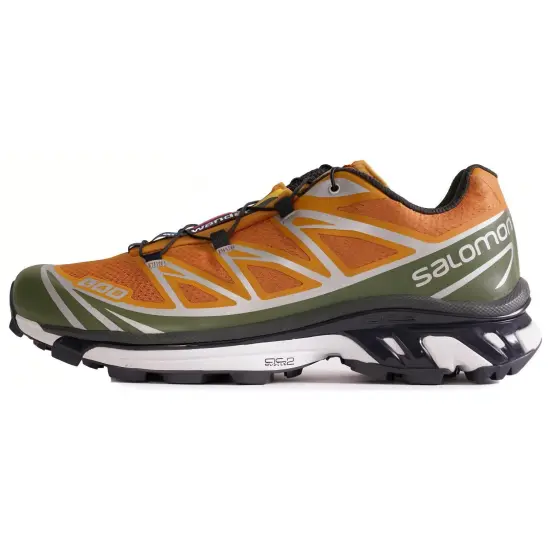 And Wander X SALOMON XT-6 Running Shoes Unisex Low-top Orange/Green