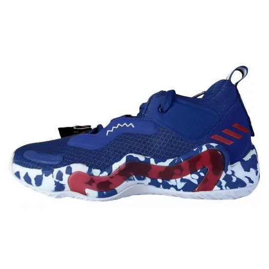 Adidas D.O.N. Issue #3 Basketball Shoes Men Low-Top Blue Red