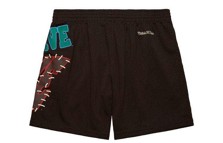 Travis Scott x Mitchell & Ness Sports Shorts Unisex Brown