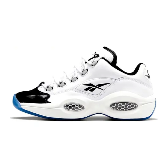 Reebok Question Low White Black Toe