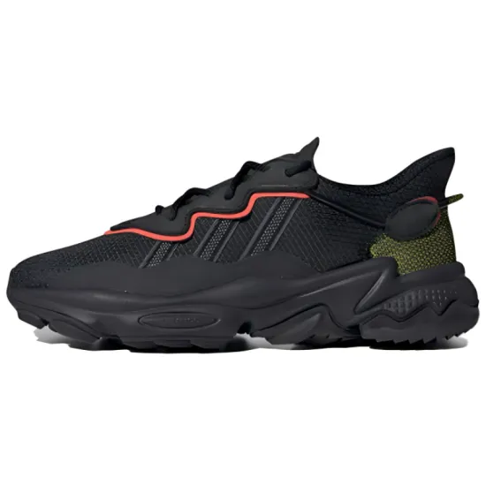 Adidas Originals Ozweego Series Lifestyle Shoes Unisex Low-top Black/Orange