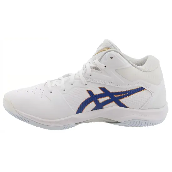 Asics Gel-Hoop V12 Basketball Shoes Men Low-top White/Royal Blue