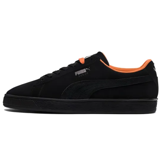 PUMA Suede Skateboarding Shoes Unisex Low-top Black