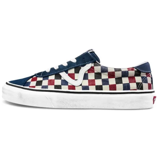 Vans Sports Skateboarding Shoes Unisex Low-top Blue/Red