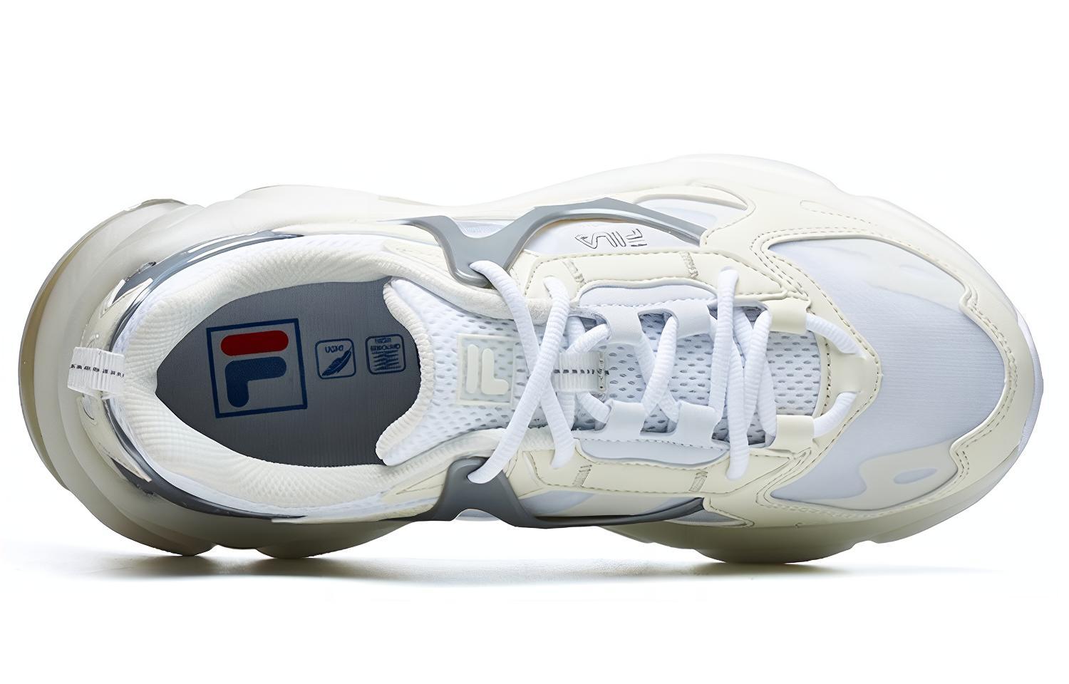 Женские кроссовки Fila FUSION RJV (белые) — 香草冰/斐乐白 — фото 4