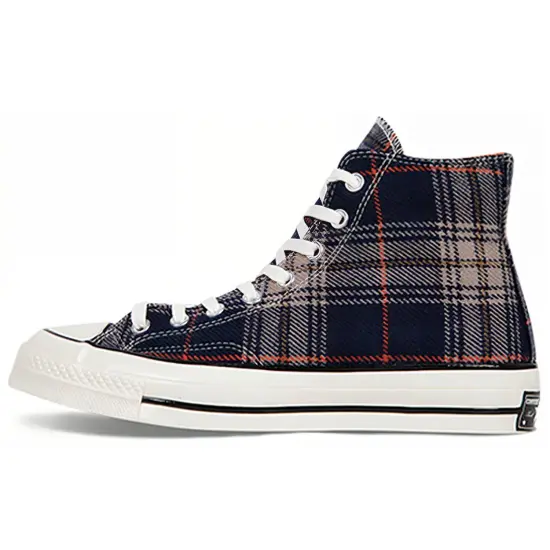 Converse Chuck Taylor All Star 70 Hi Plaid Pack Navy