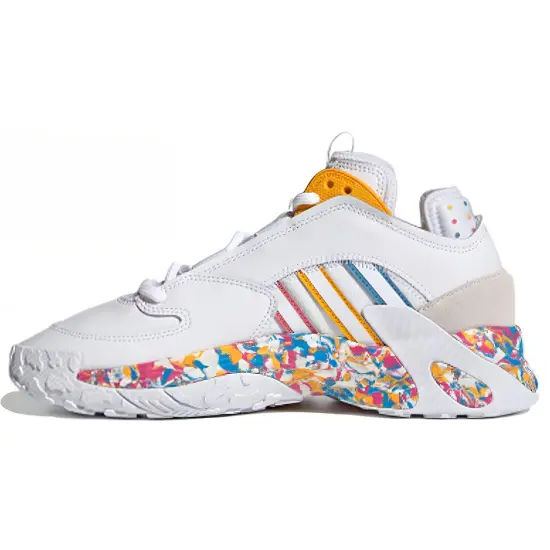 Adidas Originals Streetball Basketball Shoes Women's Low-top White/meter/yellow
