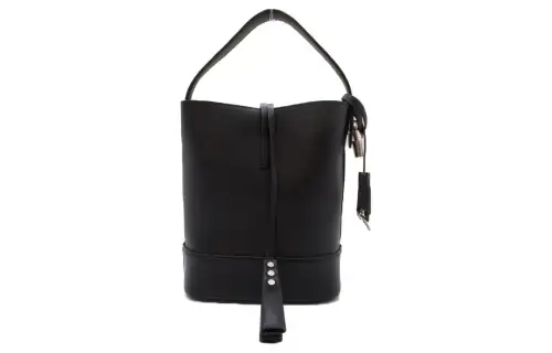 LOUIS VUITTON Calfskin Handbag Women's Black