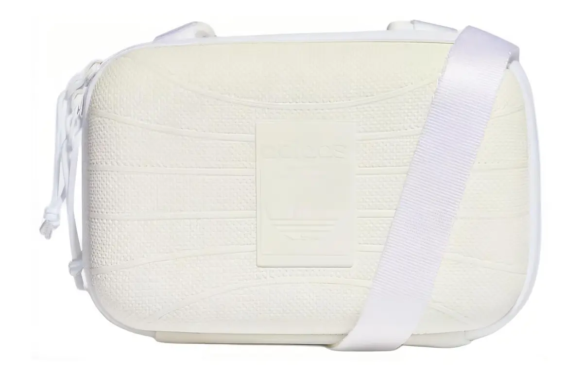 Adidas Originals Adidas Polyurethane Shoulder Bag, Crossbody Bag Regular Unisex White