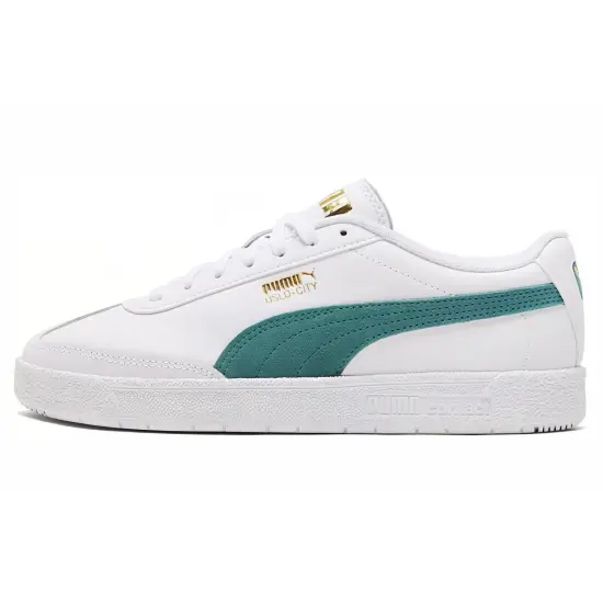 Puma OSLO-CITY Skateboarding Shoes Unisex Low-top White/green