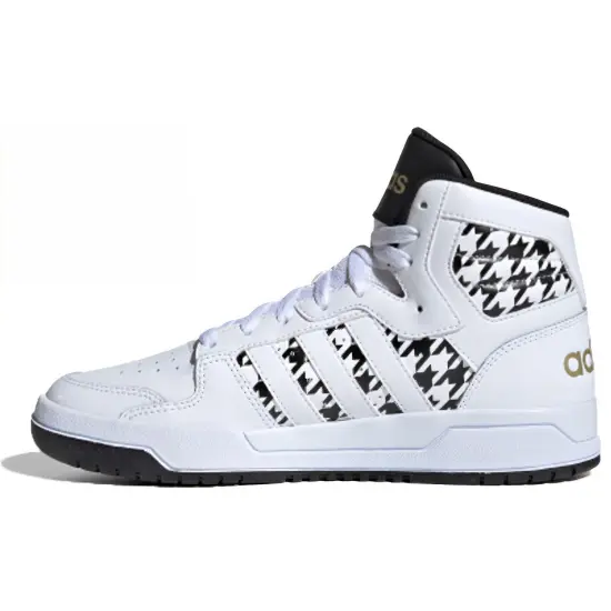 Adidas Neo Entrap Skateboard Shoes Women's Mid-Top White Black