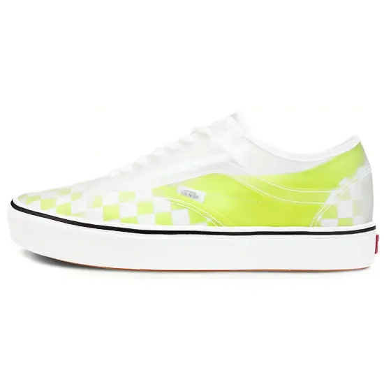 Vans ComfyCush Slip-Skool Checkerboard Safety Yellow