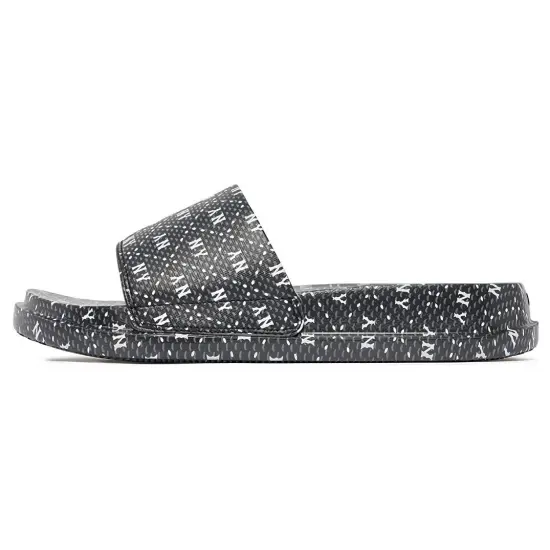 MLB Slipper Slide Slippers Unisex Black White
