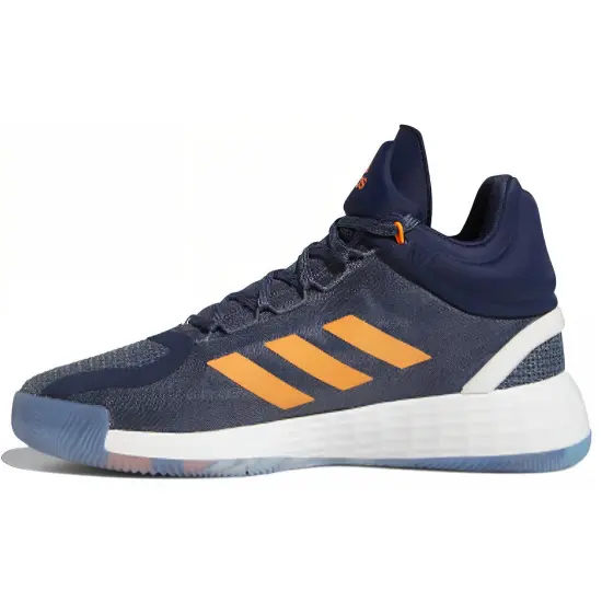 Adidas D Rose 11 Basketball Shoes Men Low-top Navy Blue / Relic Blue / Signal Orange