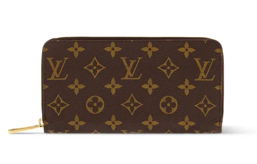 LOUIS VUITTON Zippy Wallet Monogram Brown