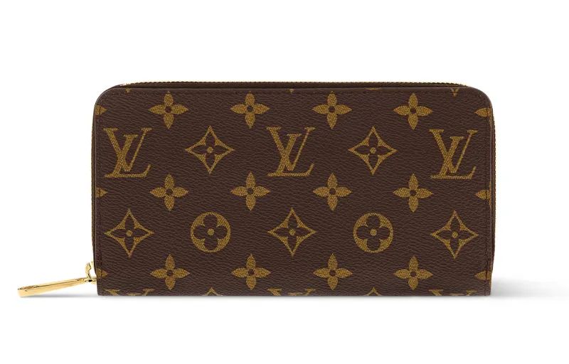 LOUIS VUITTON Zippy Wallet Monogram Brown