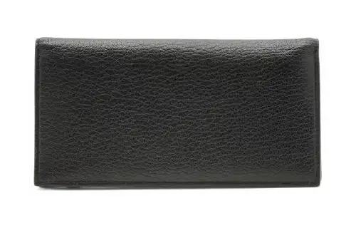 Bottega Veneta Intrecciato Zip Closure Goatskin Card Holder, Wallet Men's Black