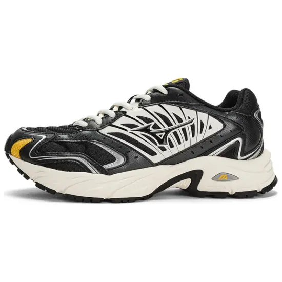 Mizuno FIYI 2K Cushioned Slip-Resistant Low-Top Running Shoes Unisex Black White