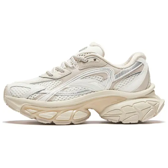 ANTA Star Moon Series Chunky Sneakers Women's Low-Top Ivory White
