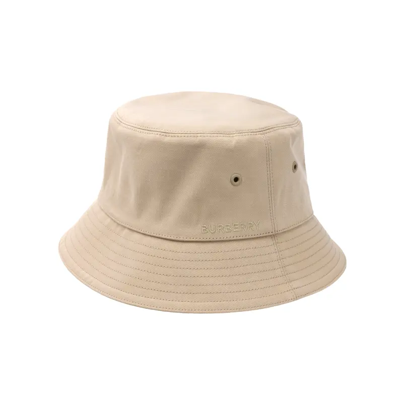 Burberry embroidered logo bucket hat
