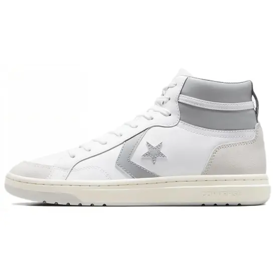 Converse Pro Blaze Skateboard Shoes Unisex High-Top White Gray