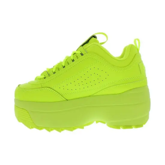 FILA Women's Disruptor 2 Wedge 'Safety Yellow'