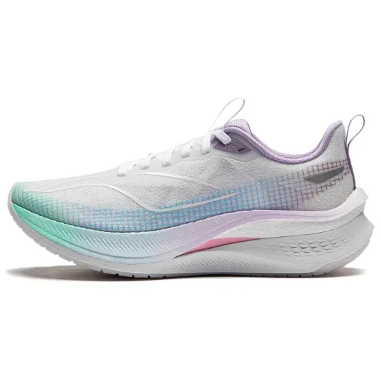 LINING Red Hare 7 Pro Running Shoes Women's Low-Top Standard White/Vero Rose Purple