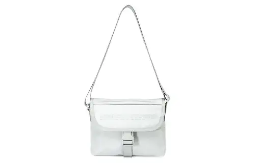 Skechers Fabric Messenger Bag, Crossbody Bag, Shoulder Bag Regular Unisex Lunar Gray