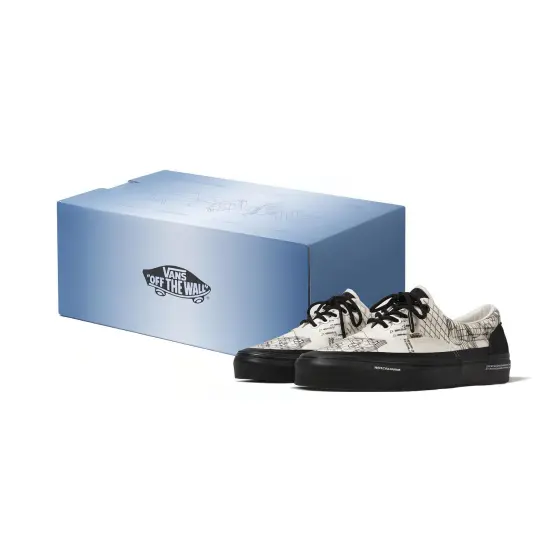 C2h4 X Vans Era Skateboarding Shoes Unisex Low-top Black/white