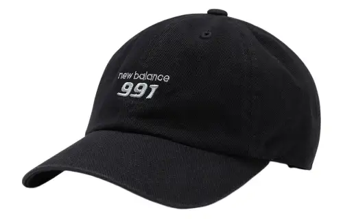 New Balance Cotton Baseball Caps Unisex Black