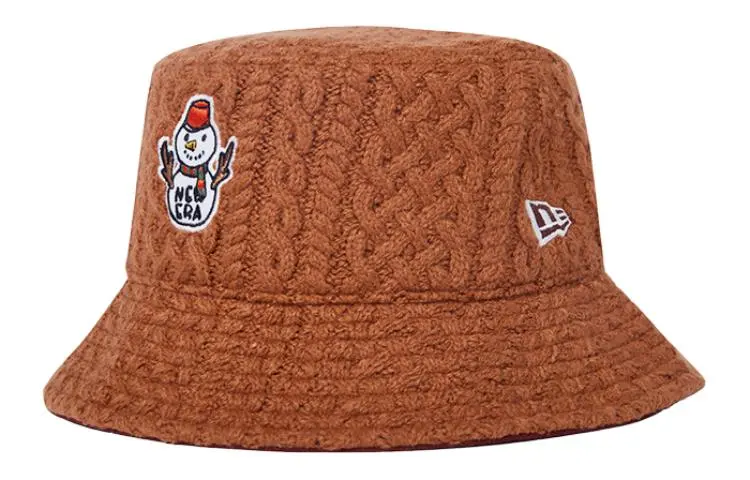 New Era Polyester Bucket Hats Unisex Brown
