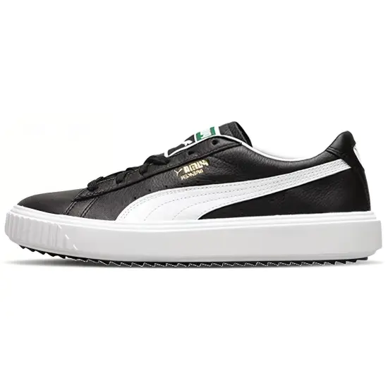 PUMA Court Breaker Skateboarding Shoes Unisex Low-top Black/white