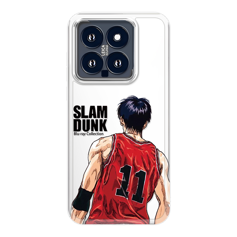 JIONG BEAR TPU material Slam Dunk Japanese creative Rukawa Maple high-end soft shell anti-fall mobile phone case suitable for Xiaomi/MI14/13ultra/10s/12/11pro/civi3/2/mix4 Art