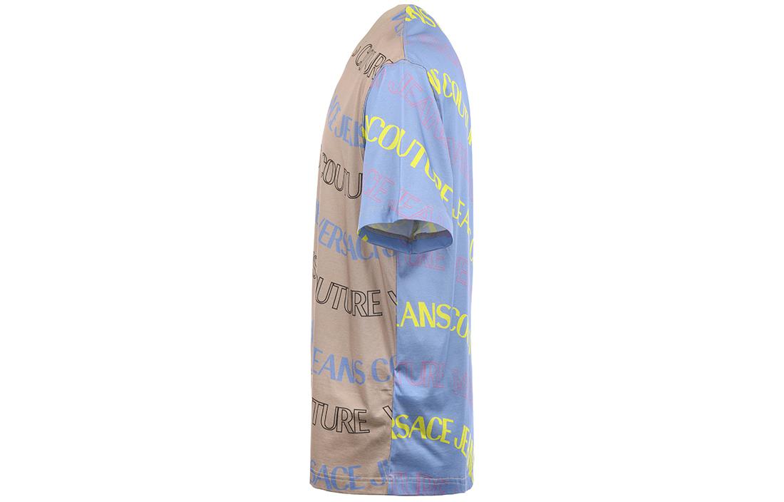 Мужская футболка Versace Jeans Couture SS24 (кофейная) — фото 3
