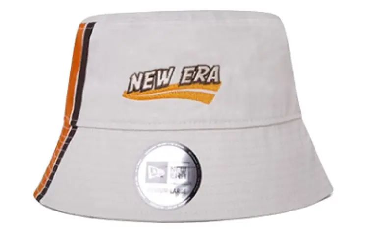 New Era Cotton Bucket Hats Unisex White